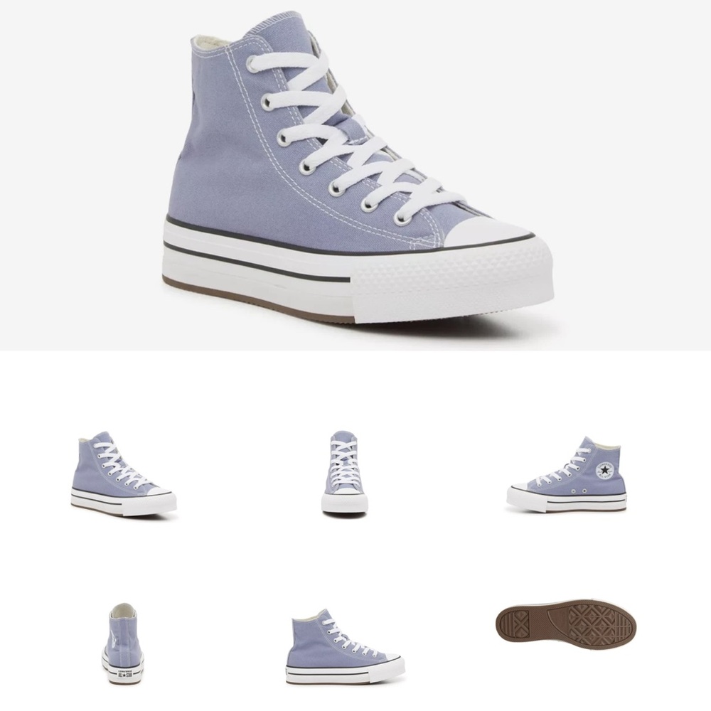 Kids' Chuck Taylor All Star Lift High Top Sneaker Big Kid - Thunder Daze Lilac